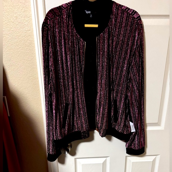 Lularoe Stevie Bomber Jacket 3XL. NWT - Picture 2 of 10